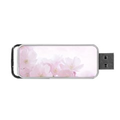 Pink Blossom Bloom Spring Romantic Portable Usb Flash (two Sides) by BangZart