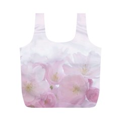 Pink Blossom Bloom Spring Romantic Full Print Recycle Bags (m)  by BangZart