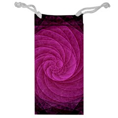 Purple Background Scrapbooking Abstract Jewelry Bag by BangZart