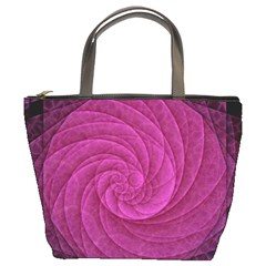 Purple Background Scrapbooking Abstract Bucket Bags by BangZart