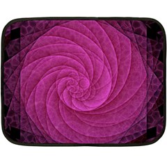 Purple Background Scrapbooking Abstract Double Sided Fleece Blanket (mini)  by BangZart