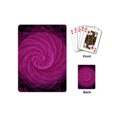 Purple Background Scrapbooking Abstract Playing Cards (mini)  by BangZart