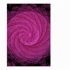 Purple Background Scrapbooking Abstract Small Garden Flag (two Sides) by BangZart