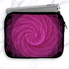 Purple Background Scrapbooking Abstract Apple Ipad 2/3/4 Zipper Cases by BangZart