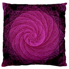 Purple Background Scrapbooking Abstract Large Flano Cushion Case (two Sides) by BangZart