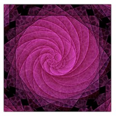 Purple Background Scrapbooking Abstract Large Satin Scarf (square) by BangZart