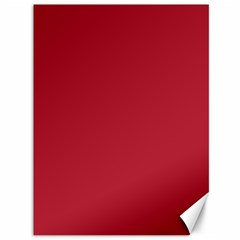 Usa Flag Red Blood Red Classic Solid Color  Canvas 36  X 48   by PodArtist