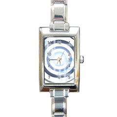 Center Centered Gears Visor Target Rectangle Italian Charm Watch by BangZart