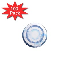 Center Centered Gears Visor Target 1  Mini Magnets (100 Pack)  by BangZart