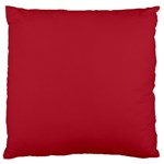 USA Flag Red Blood Red classic solid color  Large Flano Cushion Case (One Side) Front