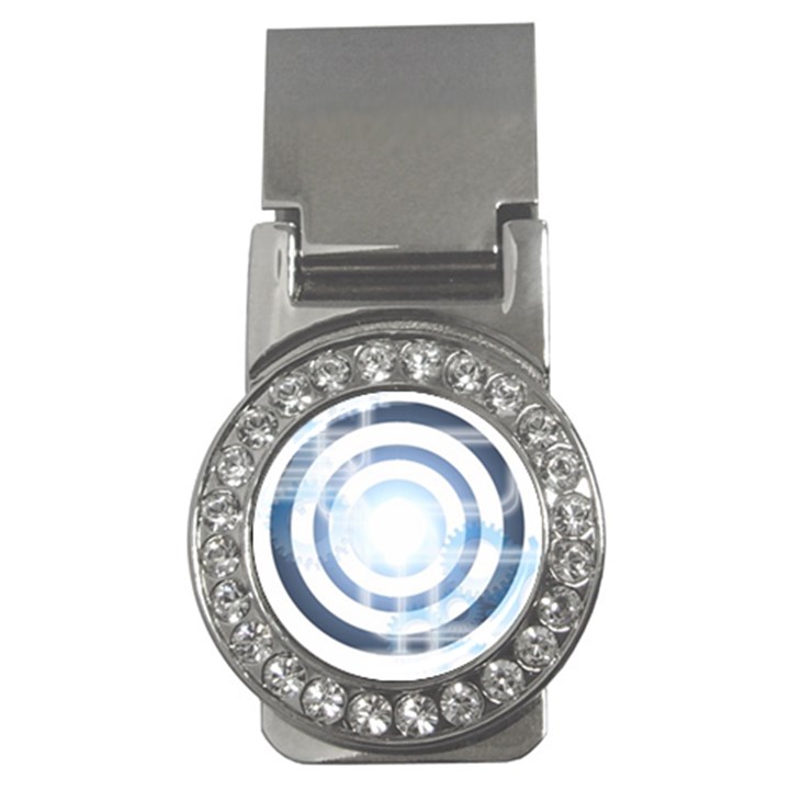 Center Centered Gears Visor Target Money Clips (CZ) 