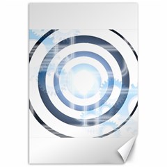 Center Centered Gears Visor Target Canvas 20  X 30   by BangZart