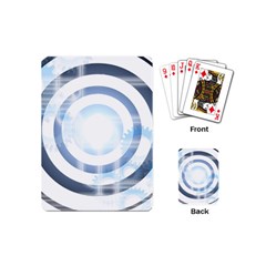 Center Centered Gears Visor Target Playing Cards (mini)  by BangZart