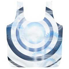 Center Centered Gears Visor Target Full Print Recycle Bags (l)  by BangZart