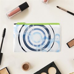 Center Centered Gears Visor Target Cosmetic Bag (xs) by BangZart