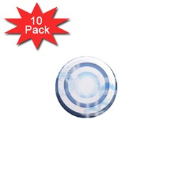 Center Centered Gears Visor Target 1  Mini Magnet (10 Pack)  by BangZart