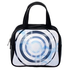 Center Centered Gears Visor Target Classic Handbags (one Side) by BangZart