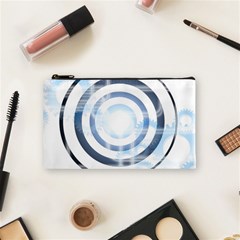 Center Centered Gears Visor Target Cosmetic Bag (small)  by BangZart