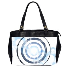 Center Centered Gears Visor Target Office Handbags (2 Sides)  by BangZart