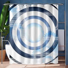 Center Centered Gears Visor Target Shower Curtain 60  X 72  (medium)  by BangZart