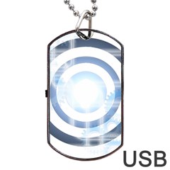 Center Centered Gears Visor Target Dog Tag Usb Flash (two Sides) by BangZart