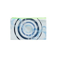 Center Centered Gears Visor Target Cosmetic Bag (xs) by BangZart