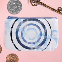 Center Centered Gears Visor Target Large Coin Purse