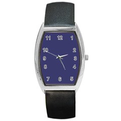 Usa Flag Blue Royal Blue Deep Blue Barrel Style Metal Watch