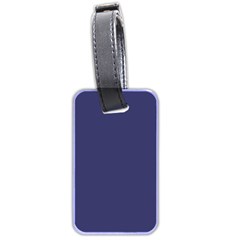 Usa Flag Blue Royal Blue Deep Blue Luggage Tags (two Sides) by PodArtist