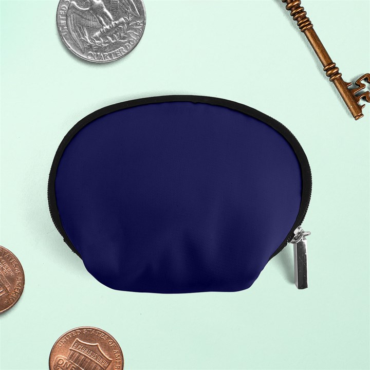 USA Flag Blue Royal Blue Deep Blue Accessory Pouches (Small) 