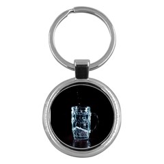 Glass Water Liquid Background Key Chains (round)  by BangZart