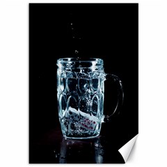 Glass Water Liquid Background Canvas 12  X 18  