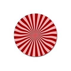 Sun Background Optics Channel Red Magnet 3  (round) by BangZart