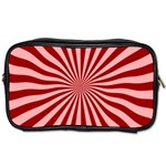 Sun Background Optics Channel Red Toiletries Bags 2-Side Front