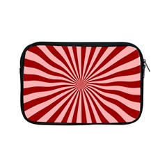 Sun Background Optics Channel Red Apple Ipad Mini Zipper Cases by BangZart