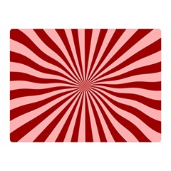 Sun Background Optics Channel Red Double Sided Flano Blanket (mini)  by BangZart