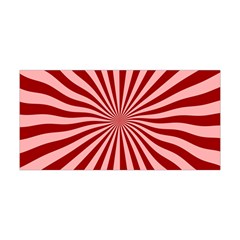 Sun Background Optics Channel Red Yoga Headband by BangZart