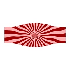 Sun Background Optics Channel Red Stretchable Headband by BangZart