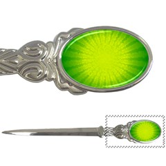 Radial Green Crystals Crystallize Letter Openers