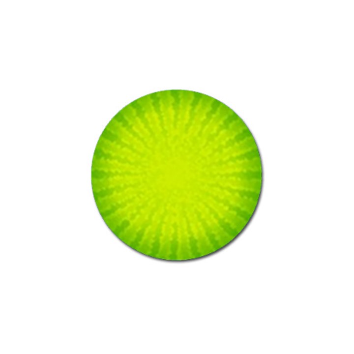 Radial Green Crystals Crystallize Golf Ball Marker