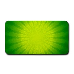 Radial Green Crystals Crystallize Medium Bar Mats by BangZart