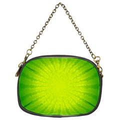 Radial Green Crystals Crystallize Chain Purses (two Sides)  by BangZart