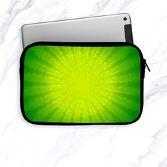 Radial Green Crystals Crystallize Apple Ipad Mini Zipper Cases by BangZart