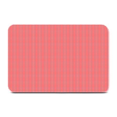 Christmas Red Velvet Mini Gingham Check Plaid Plate Mats