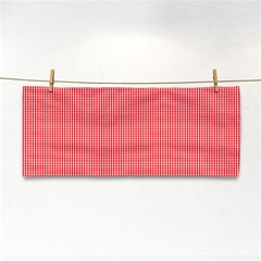 Christmas Red Velvet Mini Gingham Check Plaid Cosmetic Storage Cases