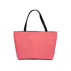 Christmas Red Velvet Mini Gingham Check Plaid Shoulder Handbags