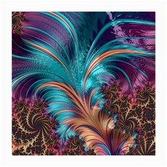 Feather Fractal Artistic Design Medium Glasses Cloth by BangZart