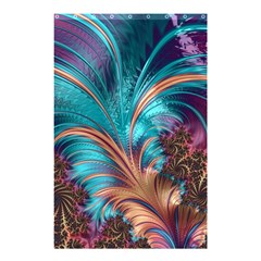 Feather Fractal Artistic Design Shower Curtain 48  X 72  (small)  by BangZart