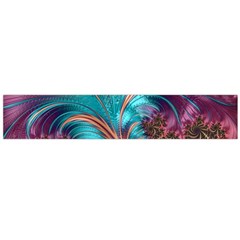 Feather Fractal Artistic Design Flano Scarf (large) by BangZart