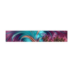 Feather Fractal Artistic Design Flano Scarf (mini) by BangZart